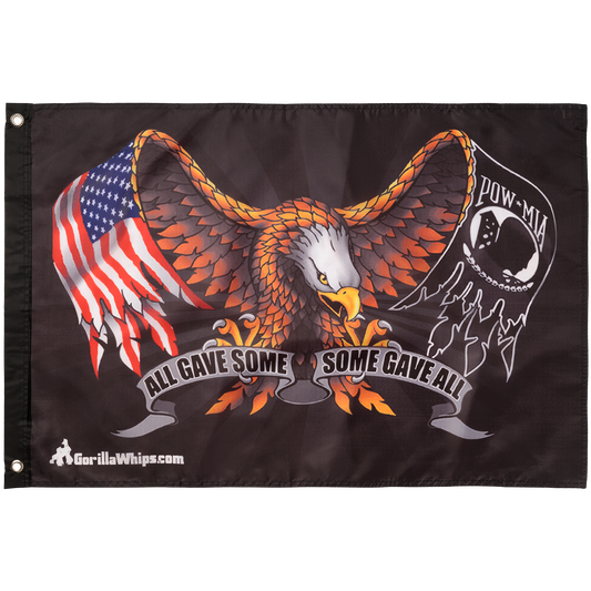 Eagle All Gave Some POW 2x3 Grommet Whip Flag