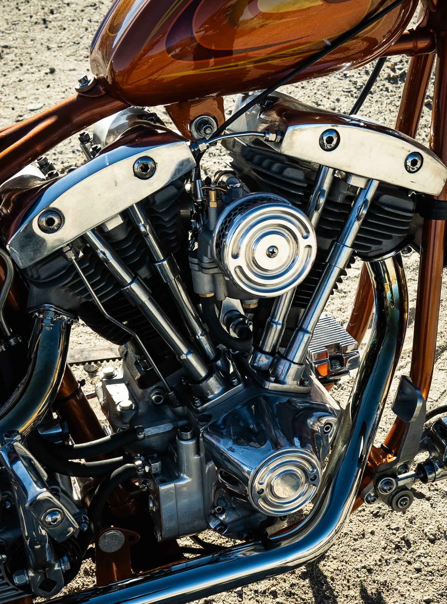 Swirl 4" Air Cleaner S&S and CV Carb