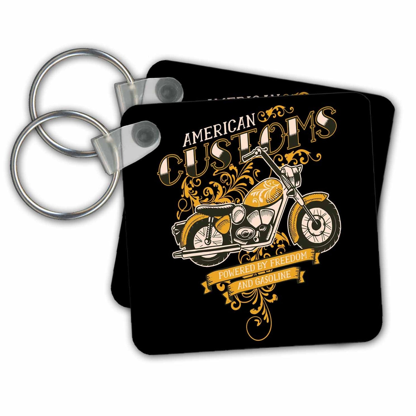 3dRose Key Chains Motorcycle Motorbike with Funny Quotes for Bike Lover (kc-323236-1)